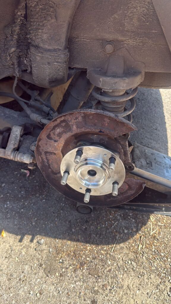 Brakes taken apart