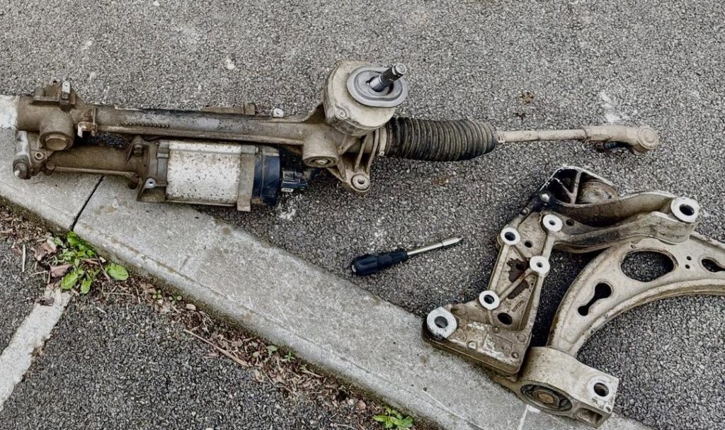 Repairing a car