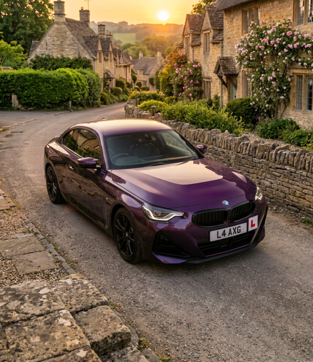 bmw car in cotswolds